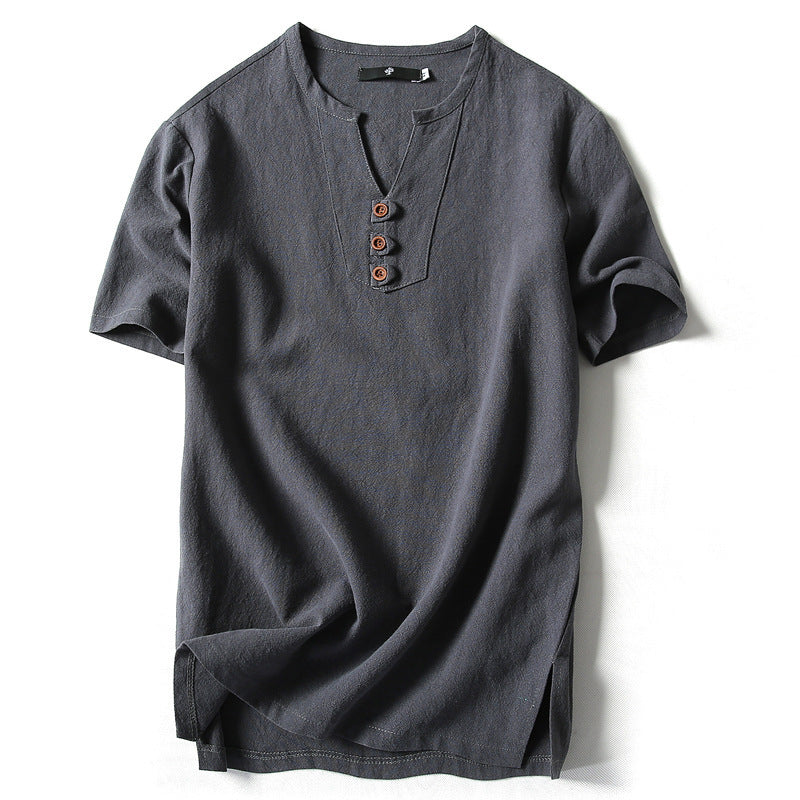 🔥【M-5XL】Cămașă din in pentru bărbați, mărime mare