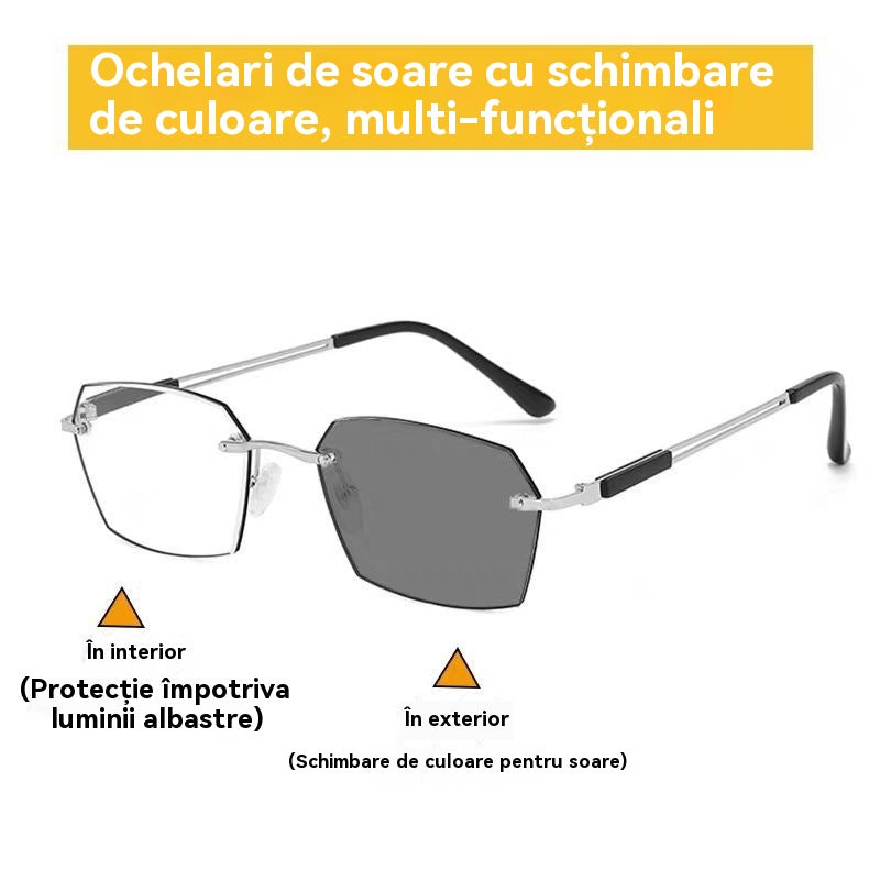 ✨🕶Ochelari de citit fotocromatici inteligenți noi pentru bărbați și femei, ochelari care blochează lumina albastră