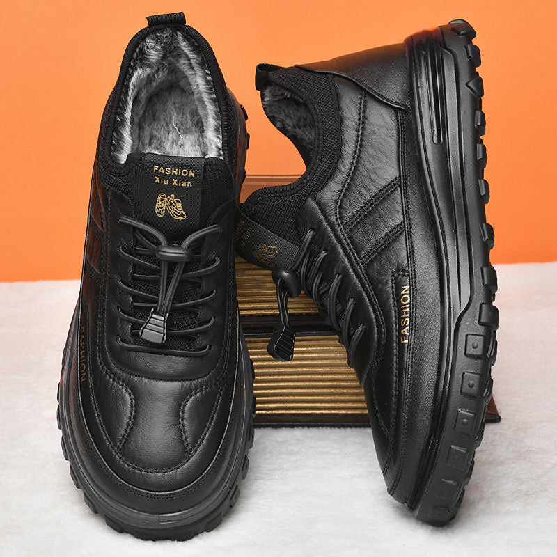 🔥【39-44】👞2024 Jesenné a zimné módne pánske outdoorové športové a neformálne zamatové topánky