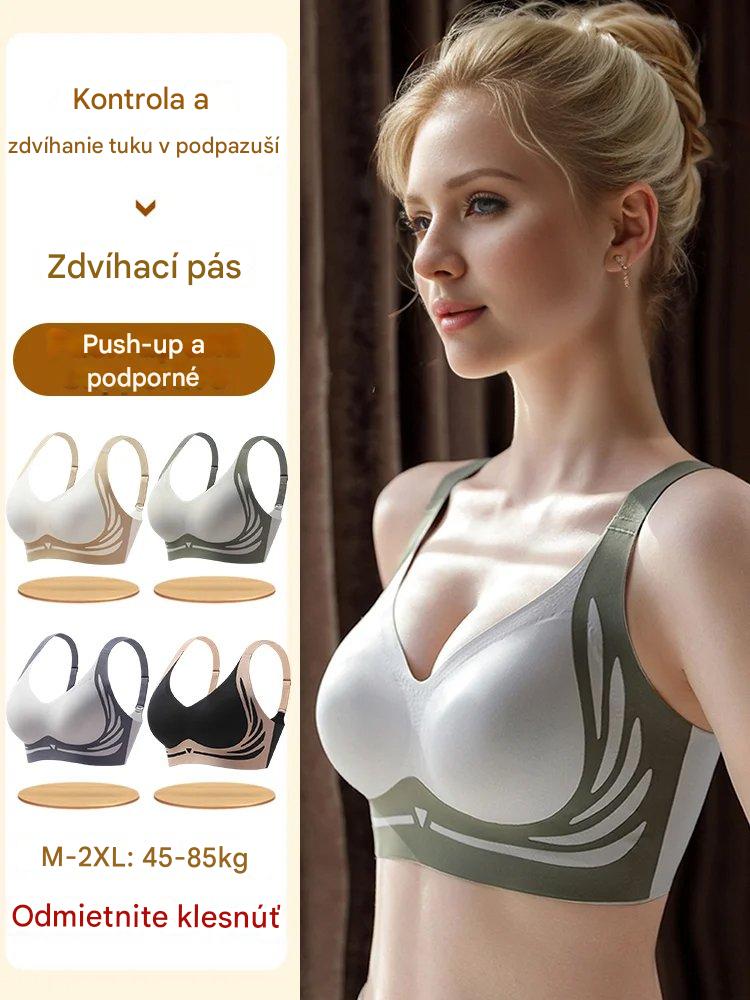💕🎁【Pachet de 2】【40-85 KG】Sutien confortabil fără armătură pentru femei, subțire și moale, casual și respirabil