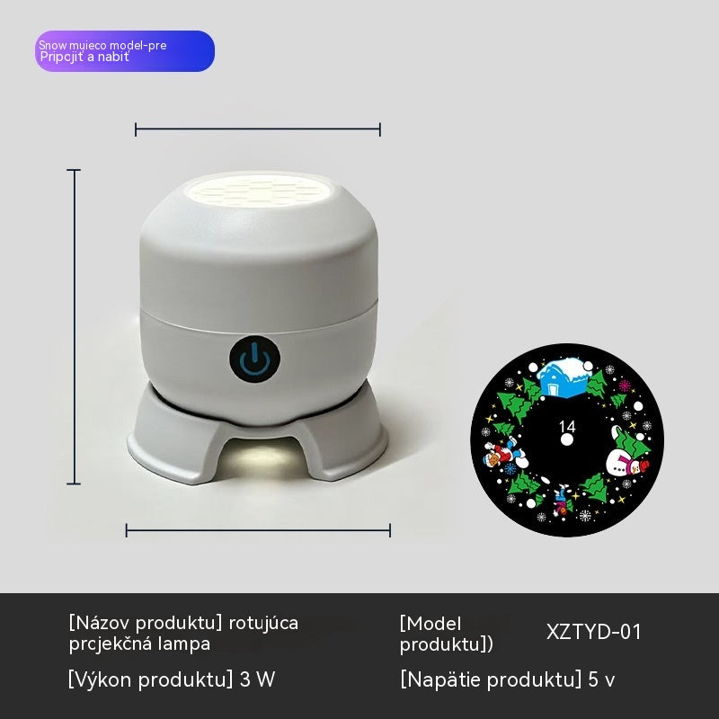 【Nový štýl, polovičná cena po obmedzenú dobu】Dynamický rotujúci LED projektor