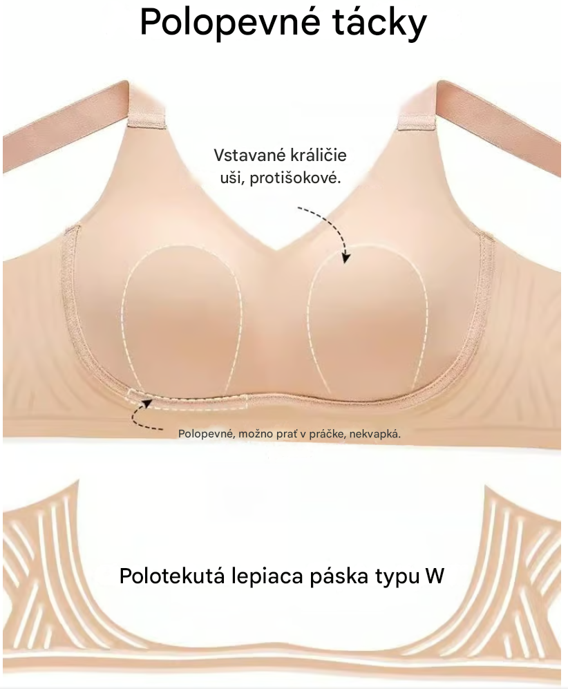 😍🎁【Zľava na nový produkt】【Balenie 2 kusov】❤️Dámska bezšvová tvarujúca podprsenka, pohodlná, priedušná, športová podprsenka【40-95 kg】