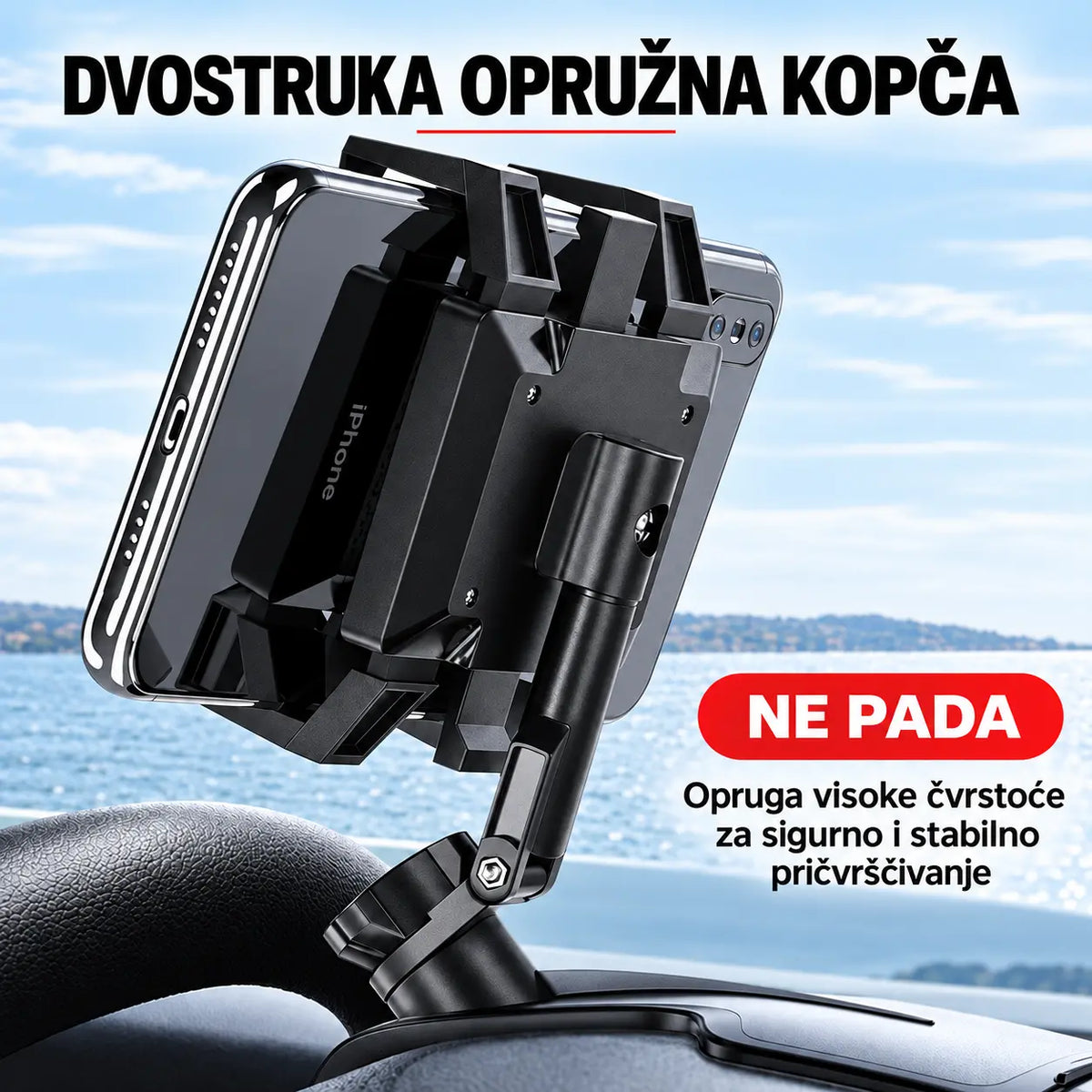 【Kupite jedan, dobijte jedan gratis】Držač za telefon u automobilu koji se okreće za 360°