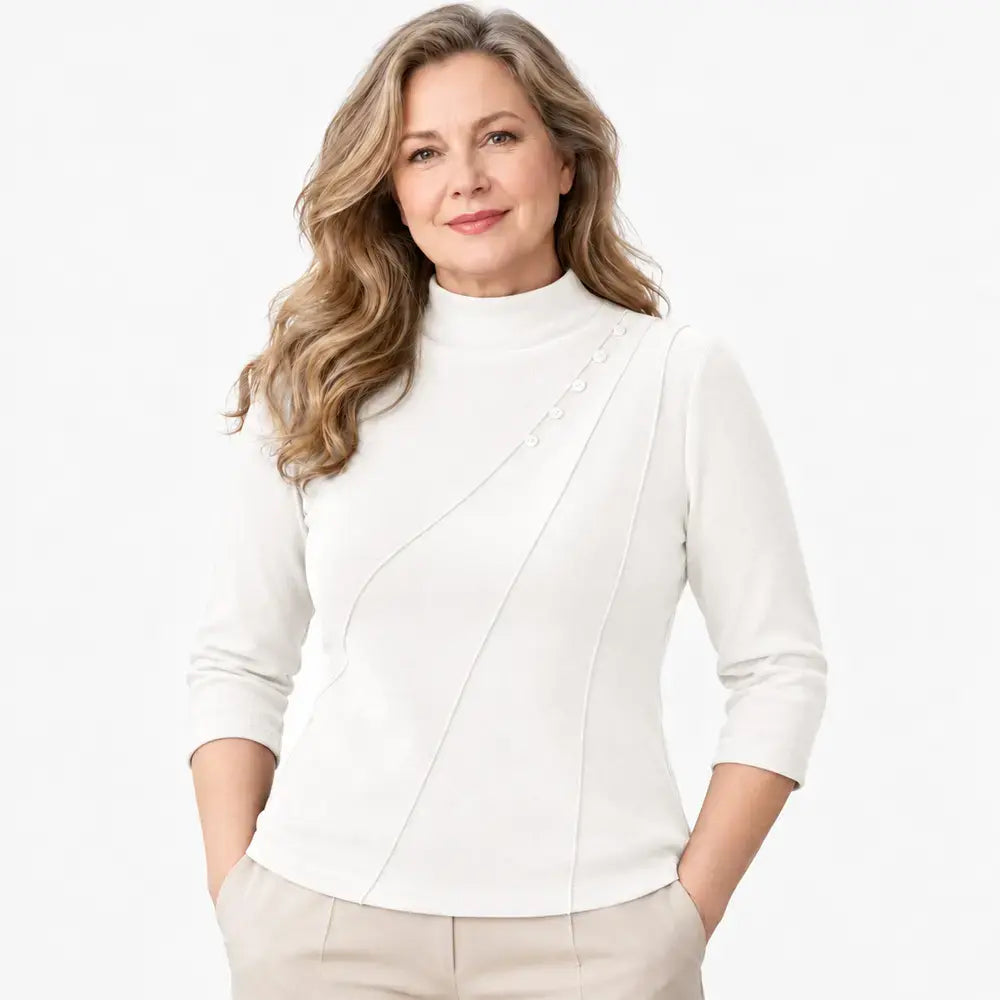 Nuevo modelo:-50%✨ ¡Tu prenda superior favorita para el otoño-invierno! Una prenda cómoda y elegante para mujeres de mediana edad.