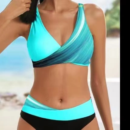 👙【Cumpără 1, primești 1 gratuit】👙Set de costume de baie cu imprimeu pentru femei, nou, 2025