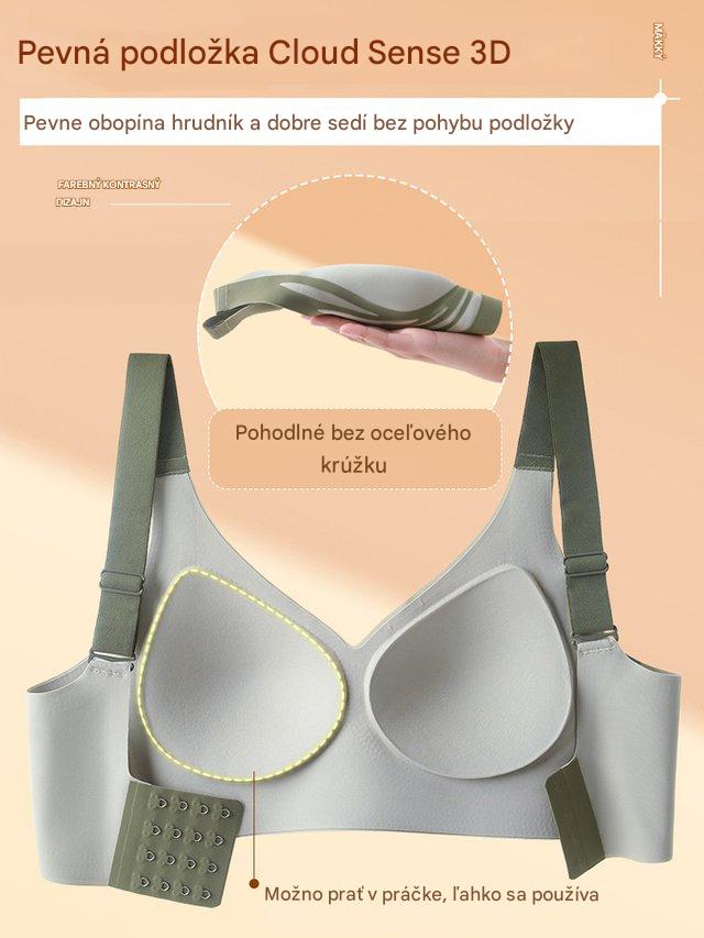 💕🎁【Pachet de 2】【40-85 KG】Sutien confortabil fără armătură pentru femei, subțire și moale, casual și respirabil