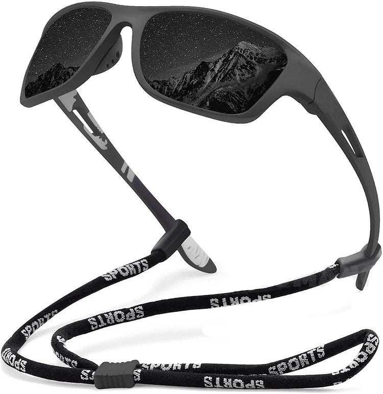 🚵♂️😎 【50% de descuento 🔥】🕶⚡ Gafas de sol deportivas polarizadas para hombre con lente de espejo real, modernas y a prueba de polvo, perfectas para ciclismo al aire libre