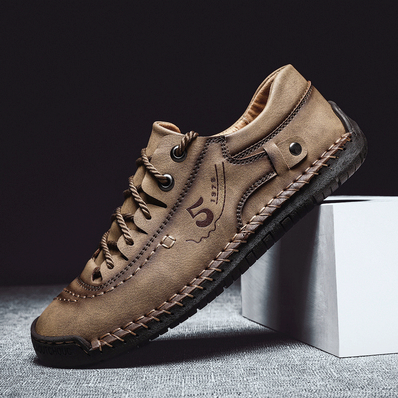 🔥 Zapatos casuales para hombre cosidos a mano | Primavera 2026 | Cómodos para caminar