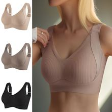 🏆Compra dos y llévate dos gratis【Para 40-100 kg】Sujetador femenino sin aros y sin costuras❤️
