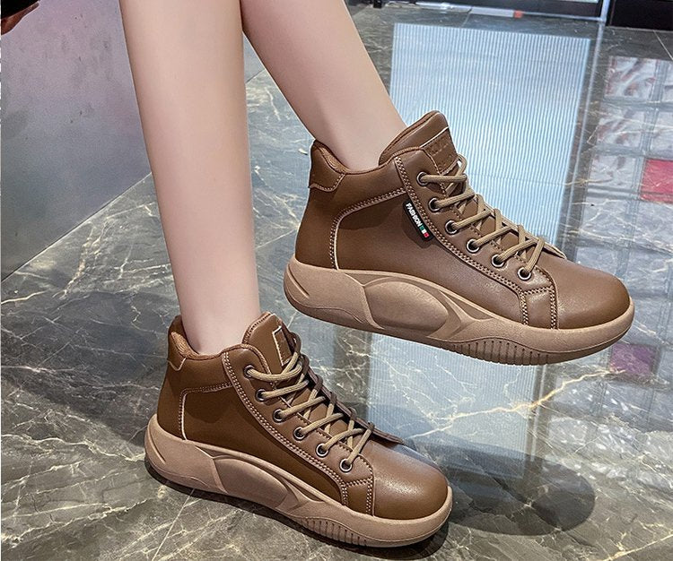 🔥【Tallas 35-43】Nuevos zapatos casuales de plataforma para mujer, de estilo retro, modernos y versátiles.