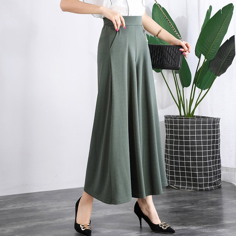 ❤️👖【M-5XL】 Nové dámske letné široké nohavice z ľadového hodvábu na rok 2025