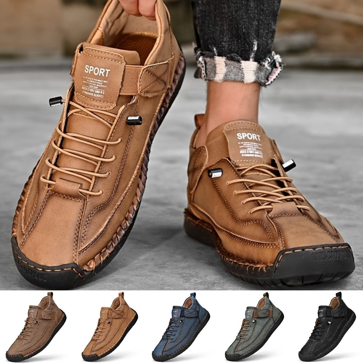 🔥🔥【50% ZĽAVA】【38-48】🔥🔥 Príležitostná pánska obuv na voľný čas, pracovná obuv, outdoorová obuv, spájaná obuv