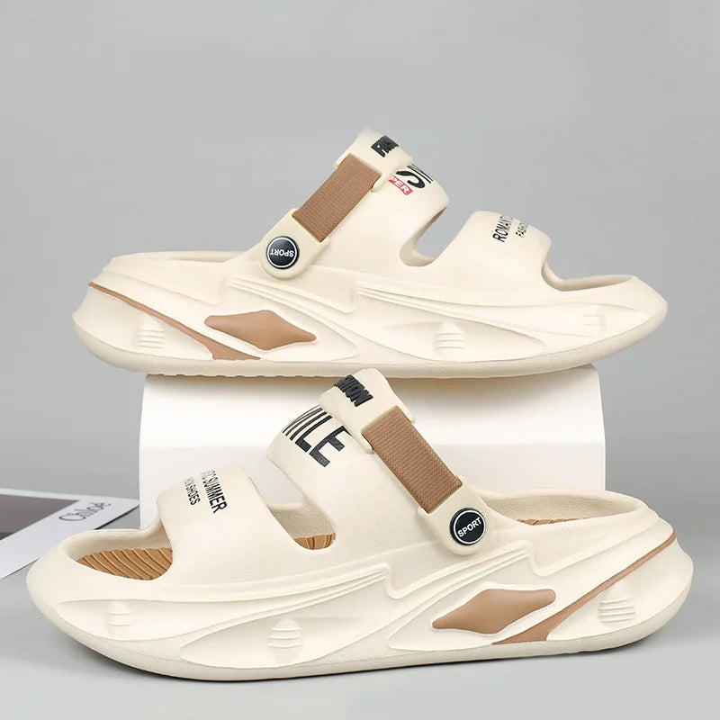 💥【36-45】2025 sandalias antideslizantes para hombre, pantuflas