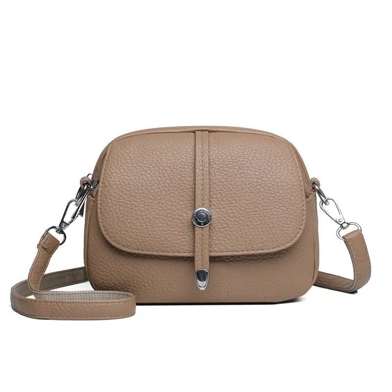 👜【Horúce nové produkty】Dámska módna taška Messenger z pravej kože Neformálna taška cez rameno