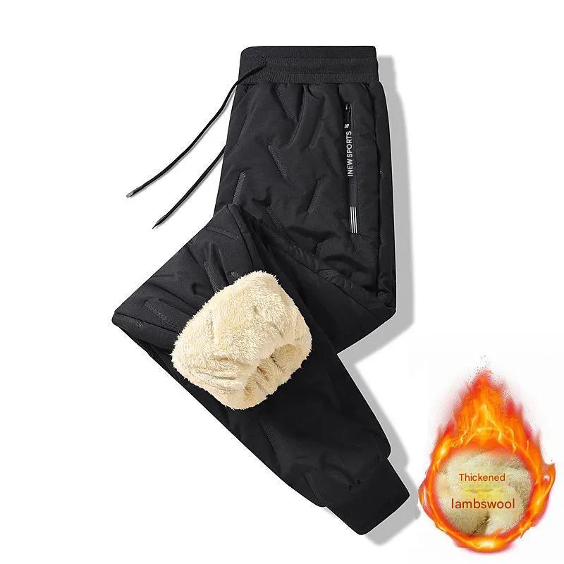 👖🔥【Kúpte 1 a získajte 1 zadarmo】【L-5XL】 Zimné pánske zimné jahňacie vlny na rok 2024 zahustené ležérne teplé tepláky 3862912