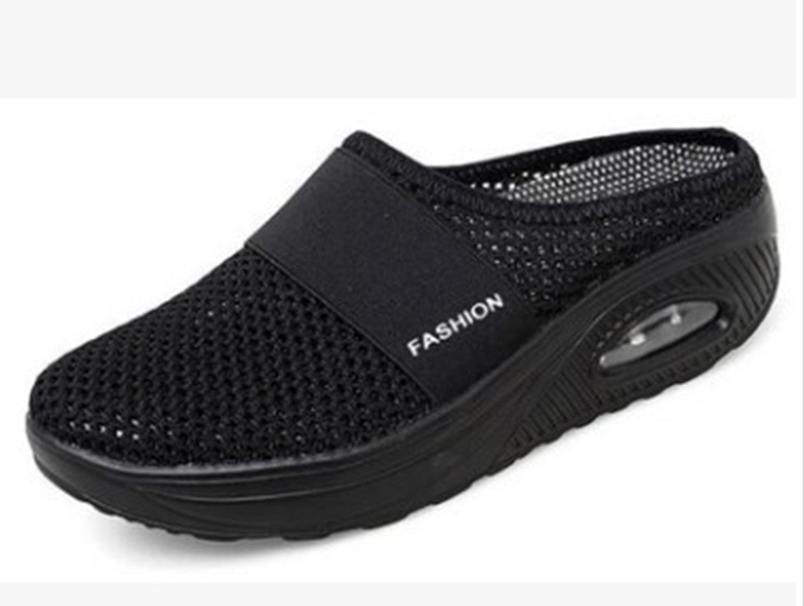 🔥【35-43】Sandalias de verano imprescindibles 2024 nuevas zapatillas de malla con cojín de aire para mujer 3703366