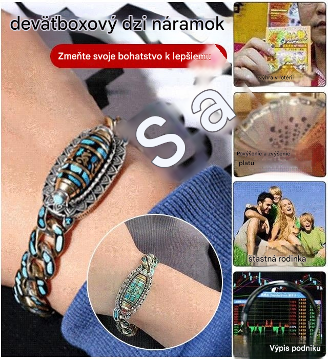 🔥Kúpte 1 a získajte 1 zadarmo, 2 položky✨ Retro náramok z mincového striebra 925 s tyrkysovou mantrou a šiestimi číslicami s prenosnými korálkami