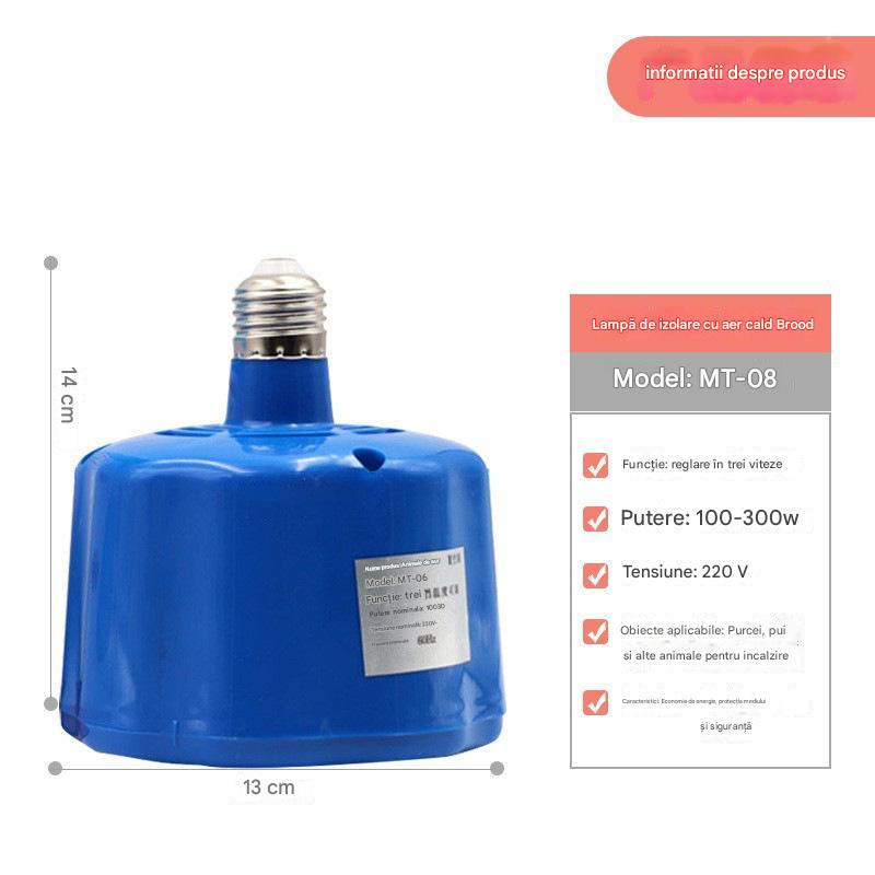 💡💡Lampă de încălzire inteligentă pentru creșterea animalelor de companie cu temperatură constantă 3905382