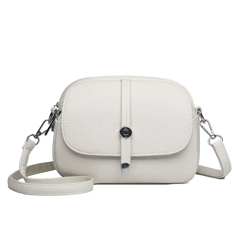 👜【Horúce nové produkty】Dámska módna taška Messenger z pravej kože Neformálna taška cez rameno