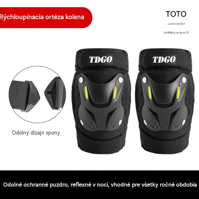 Fluorescenčné ochranné chrániče kolien pre všetky ročné obdobia