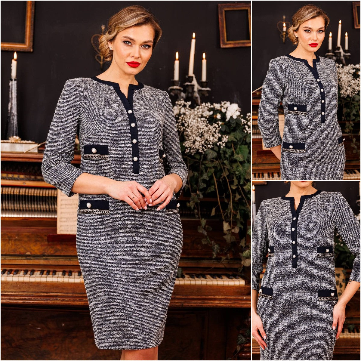 💝【S-5XL】Rochie de înaltă calitate, confortabilă și elegantă 3872674