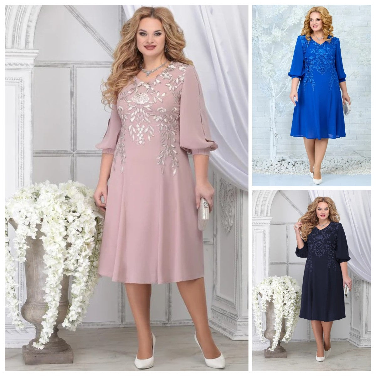 【🔥50% zľava】👗【S-3XL】Elegantné šaty, pohodlné a kvalitné.3715466