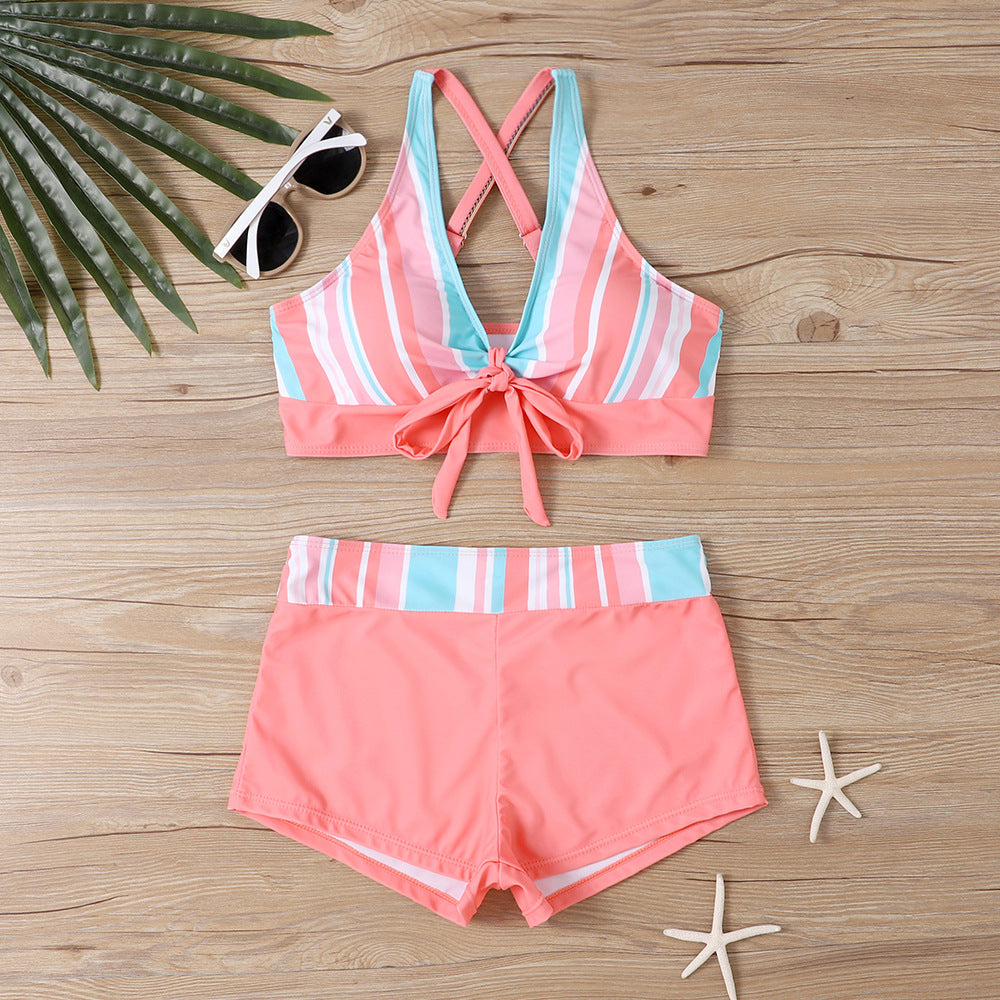 🏊👙【Kúp 1 a 1 dostaneš zadarmo】【S-5XL】🌴 Letné nové elegantné veľké plavky s potlačou, rýchloschnúce dvojdielne plavky