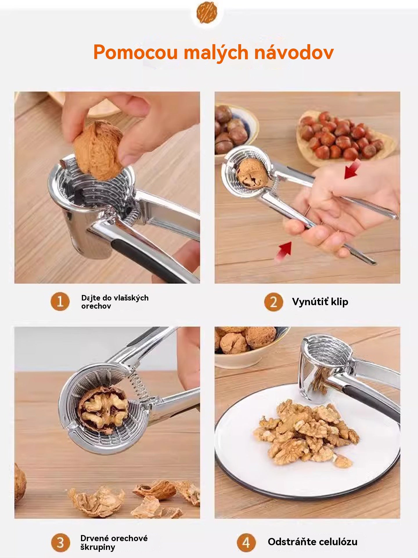 🌰【Kúp 1 a získaj 1 zadarmo】Multifunkčný škrupina orechov