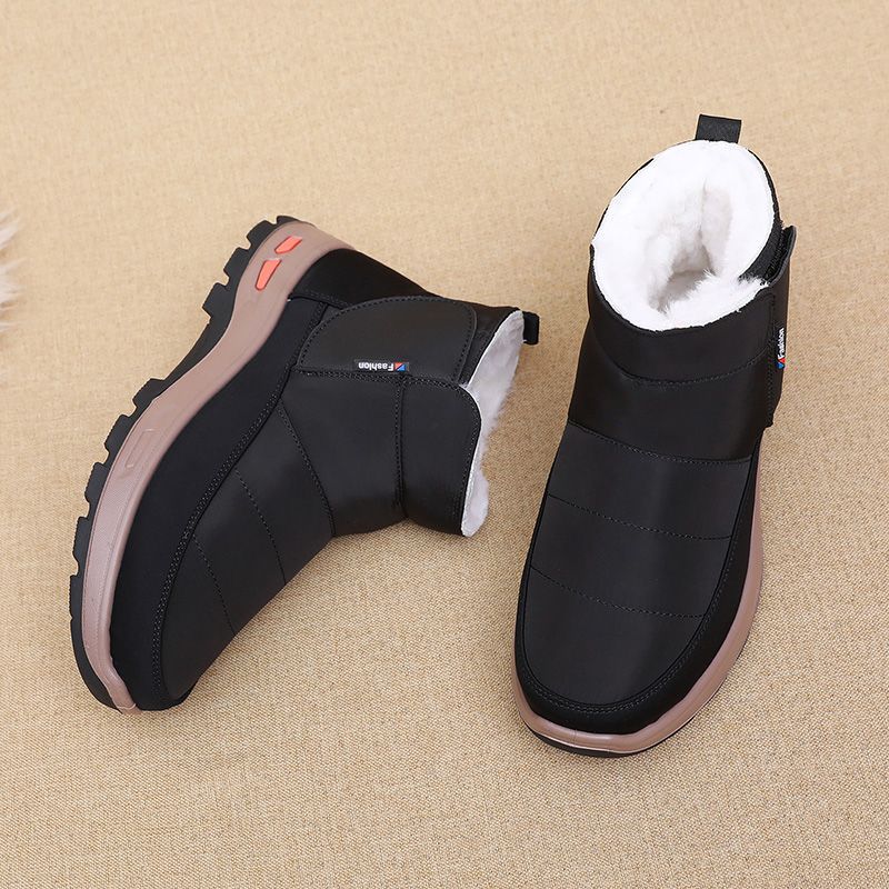 🔥【39-45】👟Pánske zimné topánky z čistej bavlny plus zamat a hustá kožušina