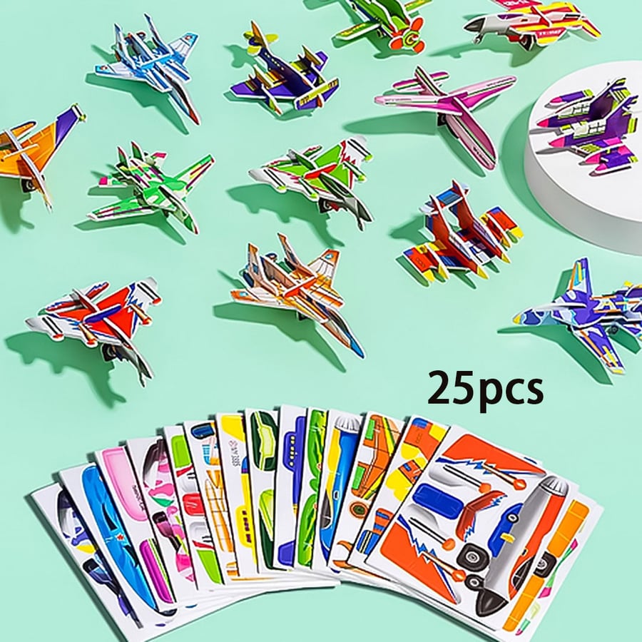 🦋✈️🎄Ručne vyrobené puzzle DIY hračky-kreslené 3D 3D puzzle 3817384