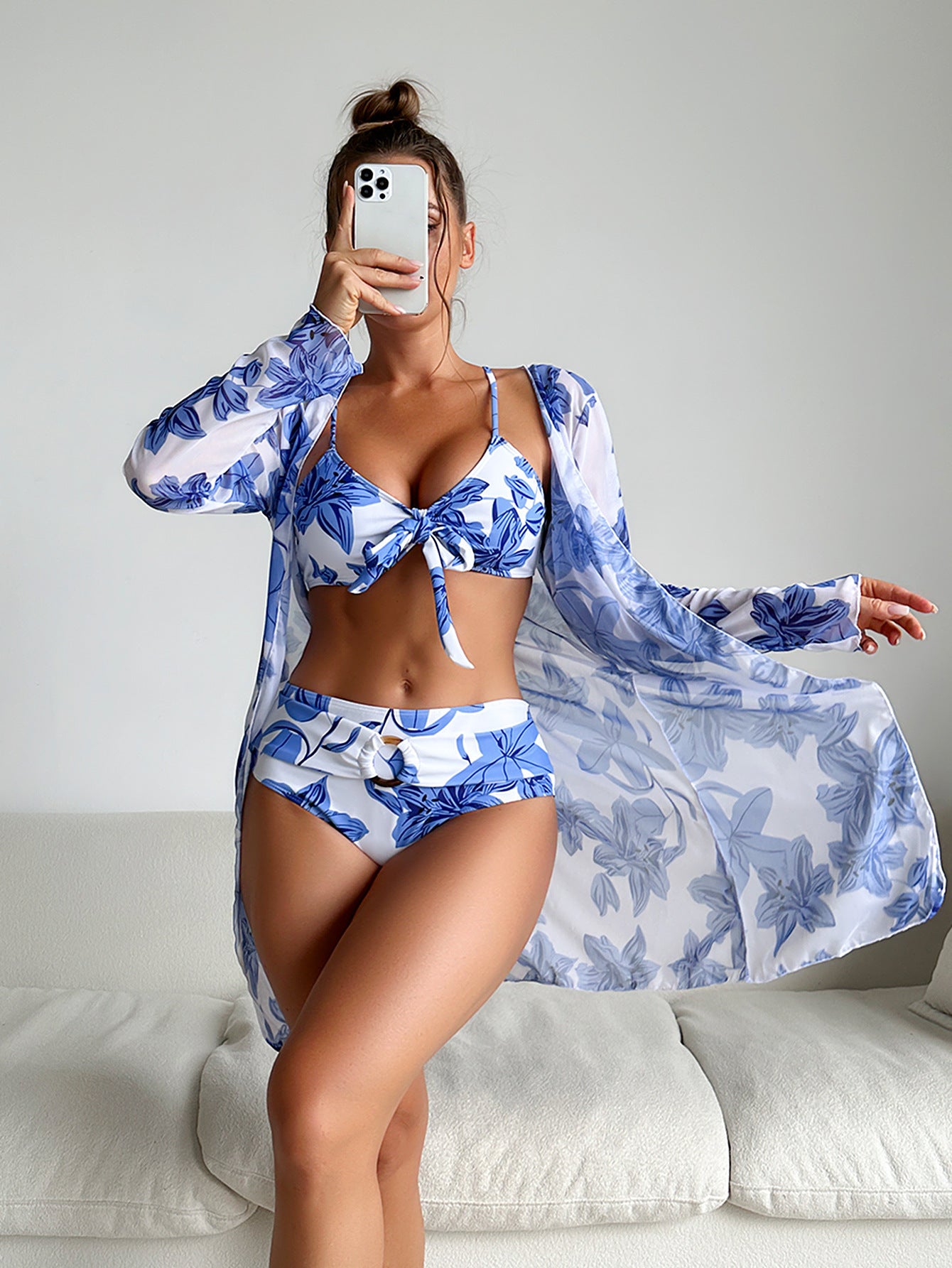✨【Kúp 1 a 1 zadarmo】👙Nové módne trojdielne plavky, k dispozícii viac farieb