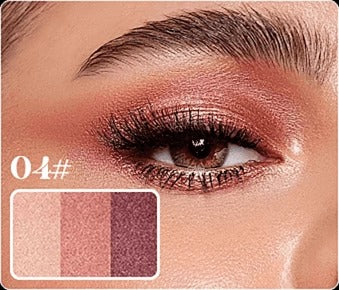 Compra 2 y recibe 2 gratis【4 PCS】✨ Sombra de Ojos 3 en 1 en Barra – Brillo Instantáneo, Efecto Lifting y Larga Duración 💄