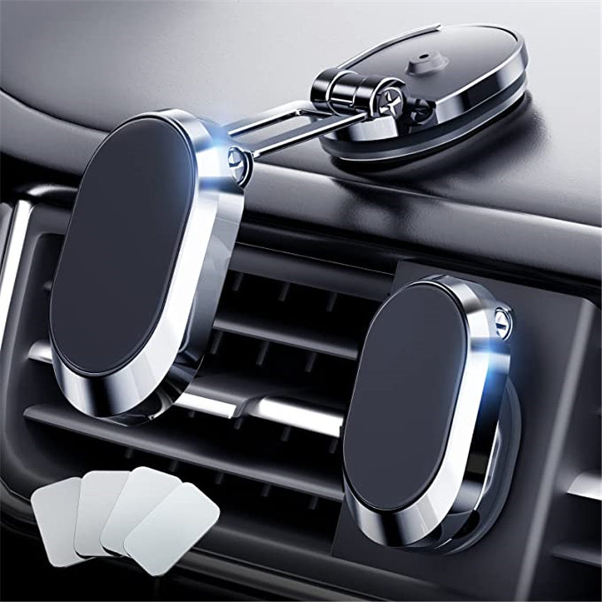 🔥🔥🚗Suport telefon mobil pliabil cu ventuză magnetică, rotativ la 360° 3740321