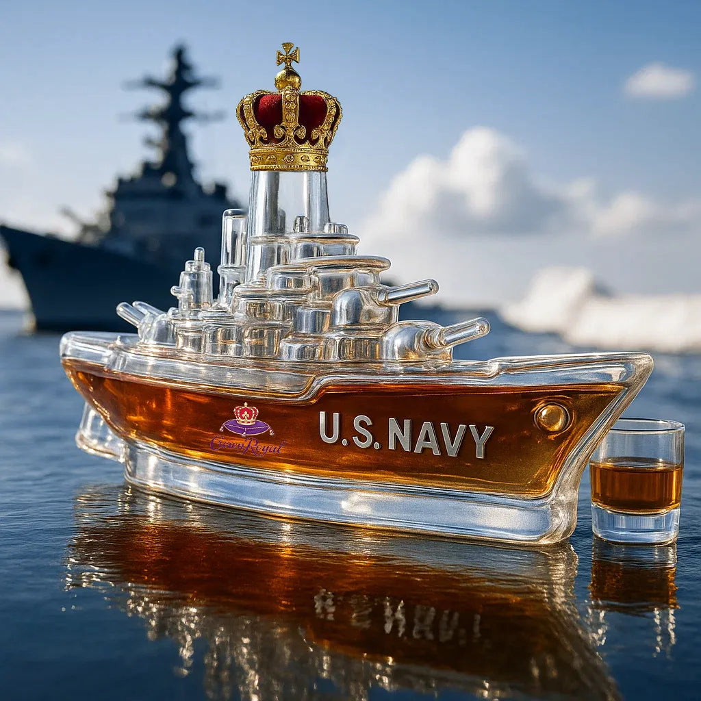 🚢Sada fliaš whisky so zábavným dizajnom|Fľaša whisky Submarine|Originálny darček a štýlová dekorácia do baru