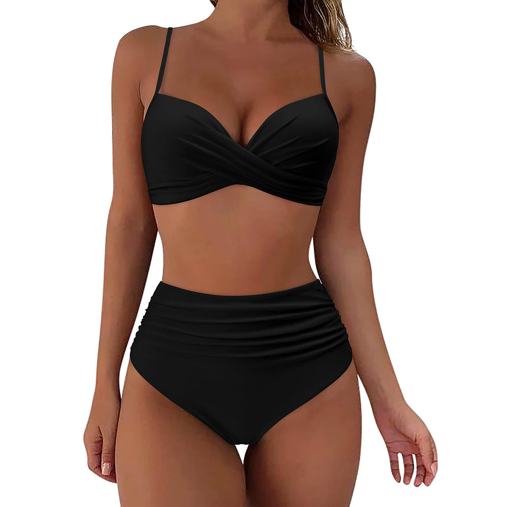 🔥👙💐【S-2XL】2025 leto nový štýl dámska módna potlač sexi bikini plavky priedušné a pohodlné
