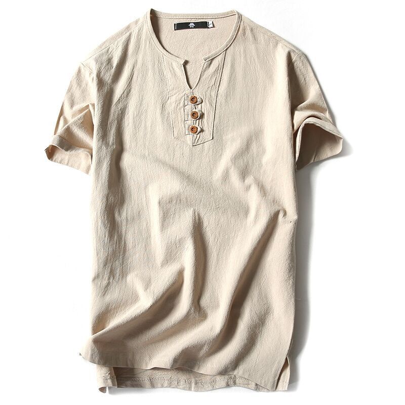 🔥【M-5XL】Cămașă din in pentru bărbați, mărime mare