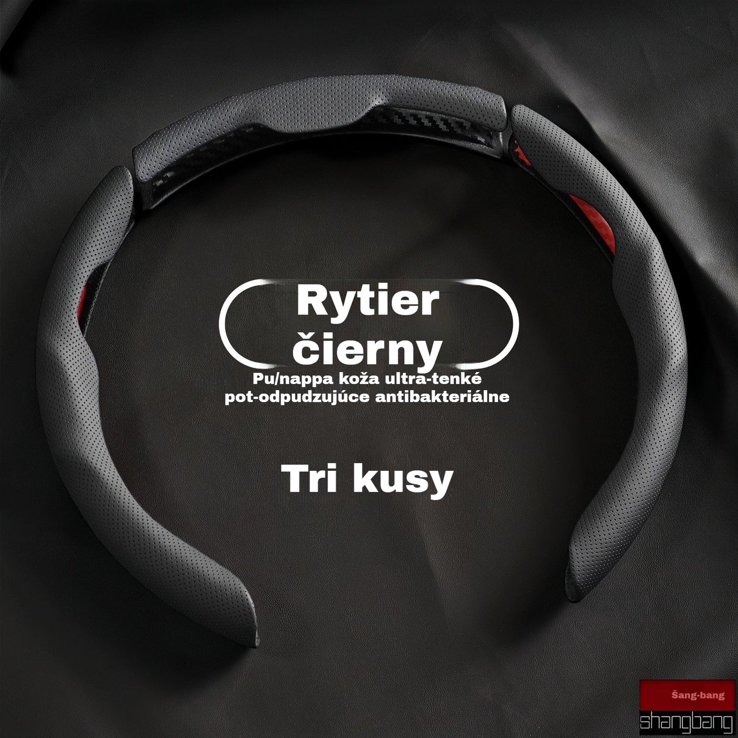 🚗Kožený poťah na volant do auta, vhodný na všetky ročné obdobia, protišmykový, absorbujúci pot a odolný voči opotrebovaniu.