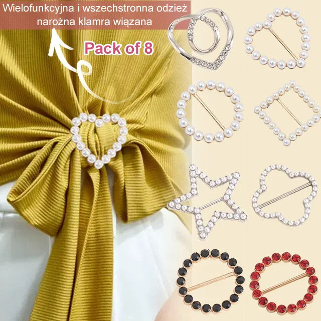 💟💟【8ks】Multifunkčný gombík, zaviazaný na rohu oblečenia, jednoduché a štýlové