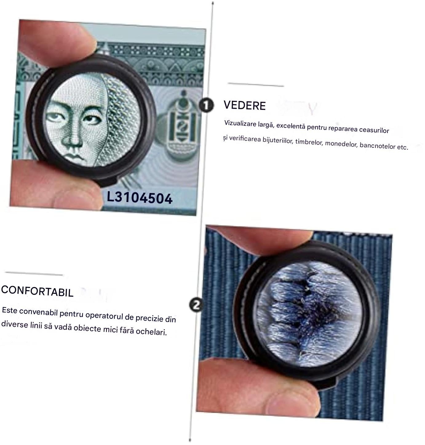 🔍Lupas oculares de 8x, 15x y 23x con luz LED. Ideales para herramientas mecánicas, reparación de relojes, grabado y tasación de joyas antiguas.