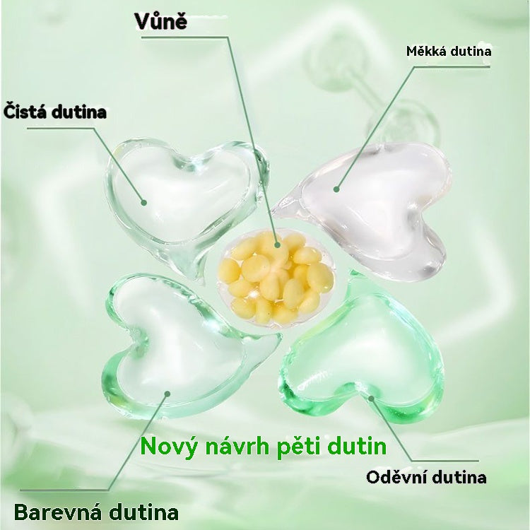 【✨70ks✨】 Extra veľké vedierko s perličkami s vôňou na bielizeň 5 v 1, dlhotrvajúca vôňa, silná dekontaminácia