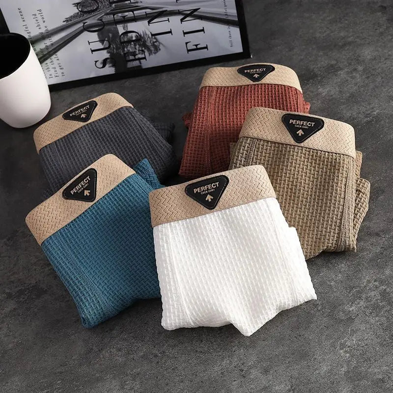 🔥🩲 (6 unidades) Ropa interior masculina ultraligera, fina y transpirable de seda de hielo