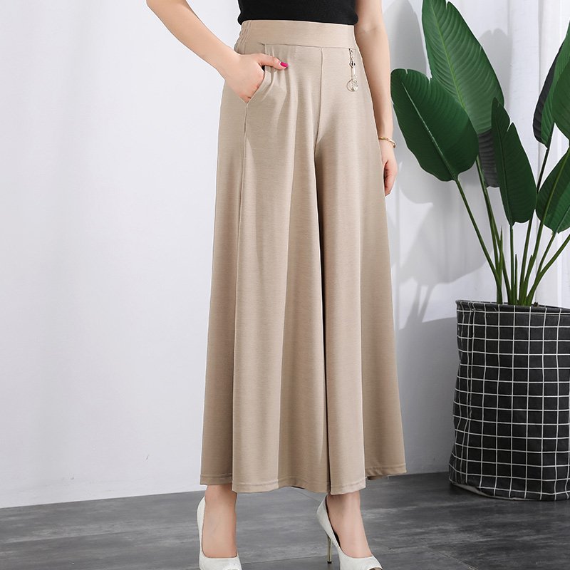 ❤️👖【M-5XL】 Nové dámske letné široké nohavice z ľadového hodvábu na rok 2025
