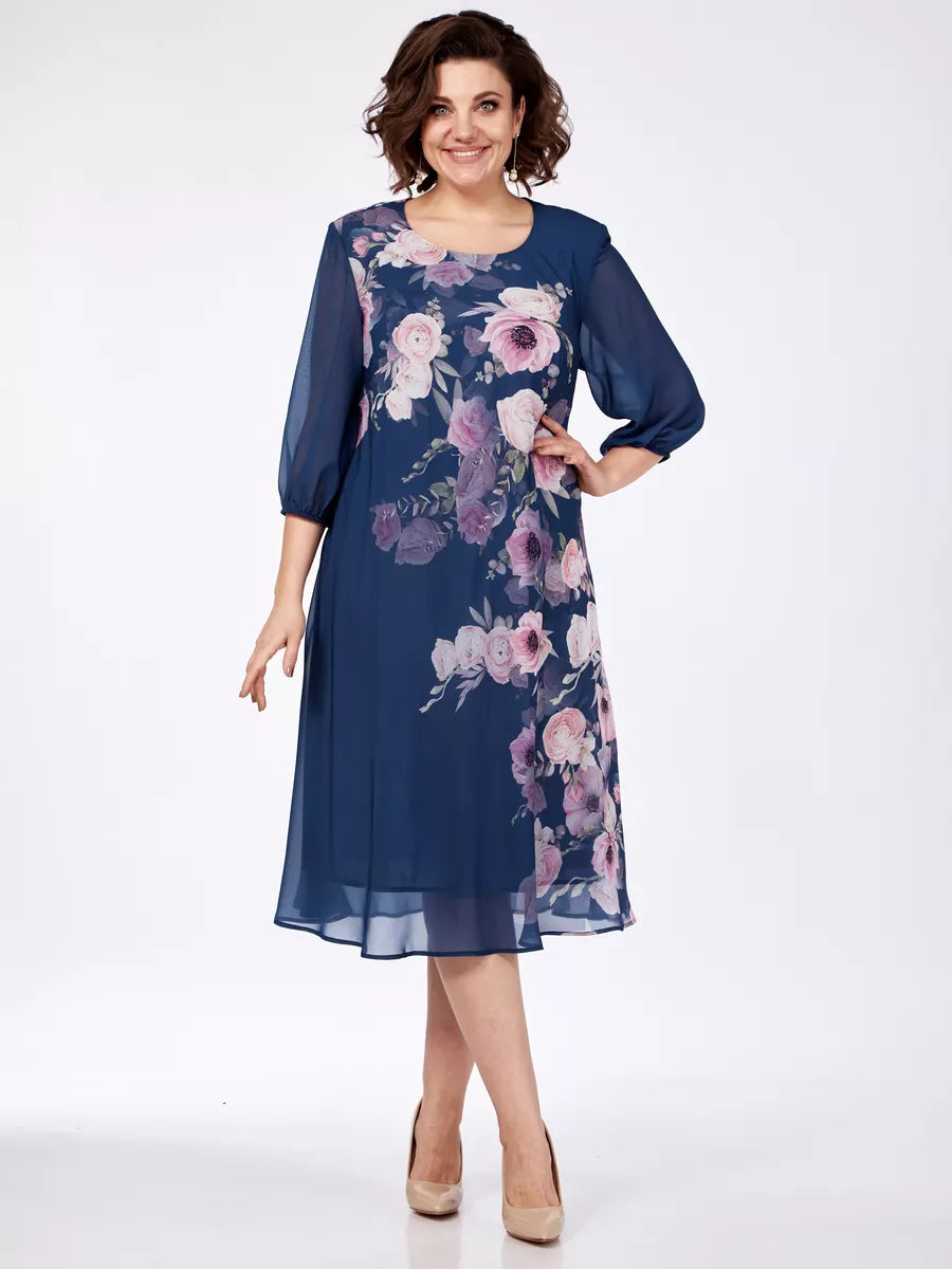 🌸💕【S-5XL】 Elegantné jarné šaty s kvetinovým vzorom🌷💃