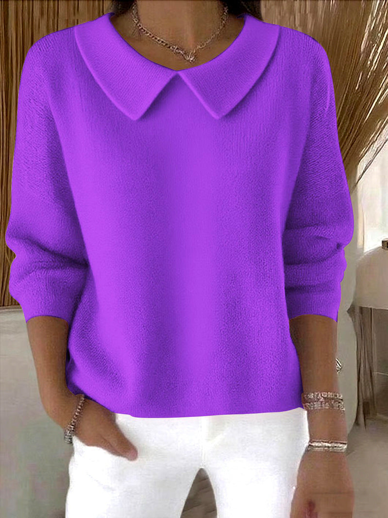 🔥👚【S-3XL】【Gran oferta】🔥Top de manga larga con cuello en V para mujer, cómodo, cálido y elegante