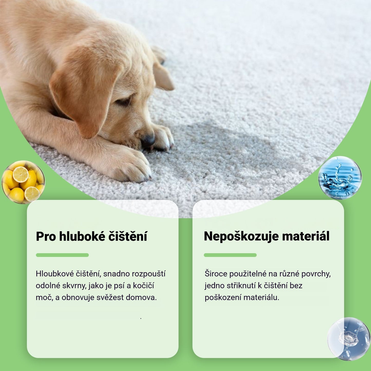 ✨【Kupte 1 a získejte 1 zdarma】🐶🐱 Odstraňovač skvrn pro domácí mazlíčky (kočky a psy)