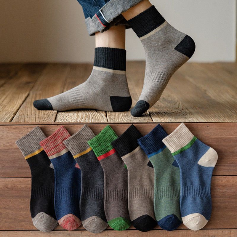 😍🧦【10 párov】Jesenné a zimné antibakteriálne, dezodoračné a teplé vlnené ponožky 3796866