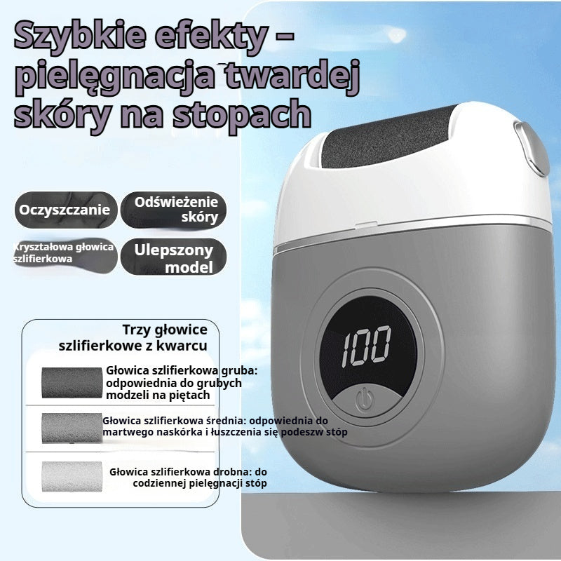 🦶🛁✨Pierwsze 100 szt. -90 zł🔥 Nowy elektryczny pilnik do stóp, usuwa martwy naskórek z pięt, rolki do codziennej pielęgnacji stóp.