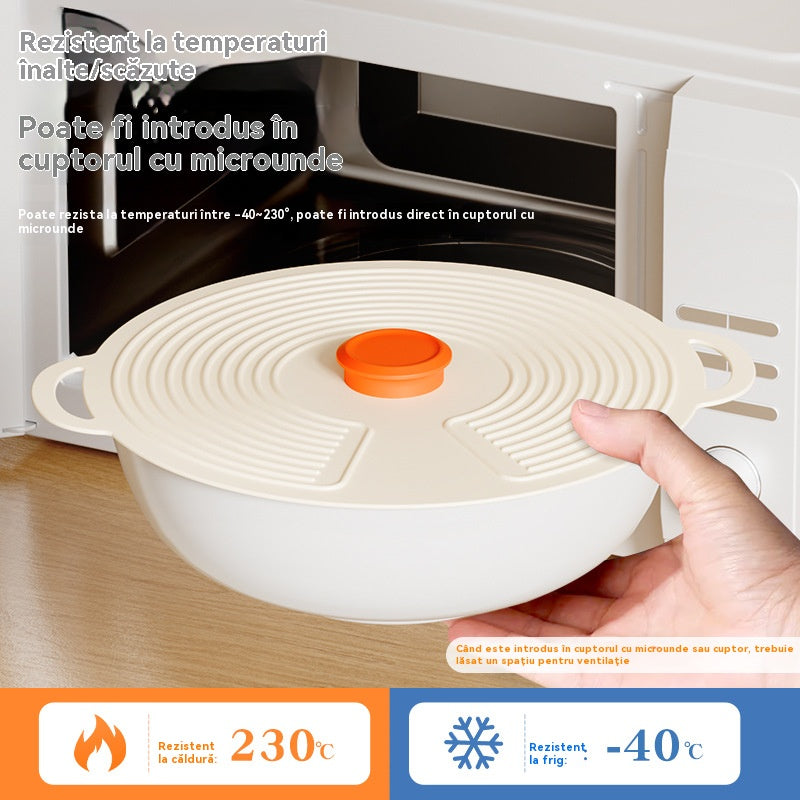 🔥【Ultima zi de reducere 50%】Capace din silicon alimentar (3 bucăți), efect de conservare bun