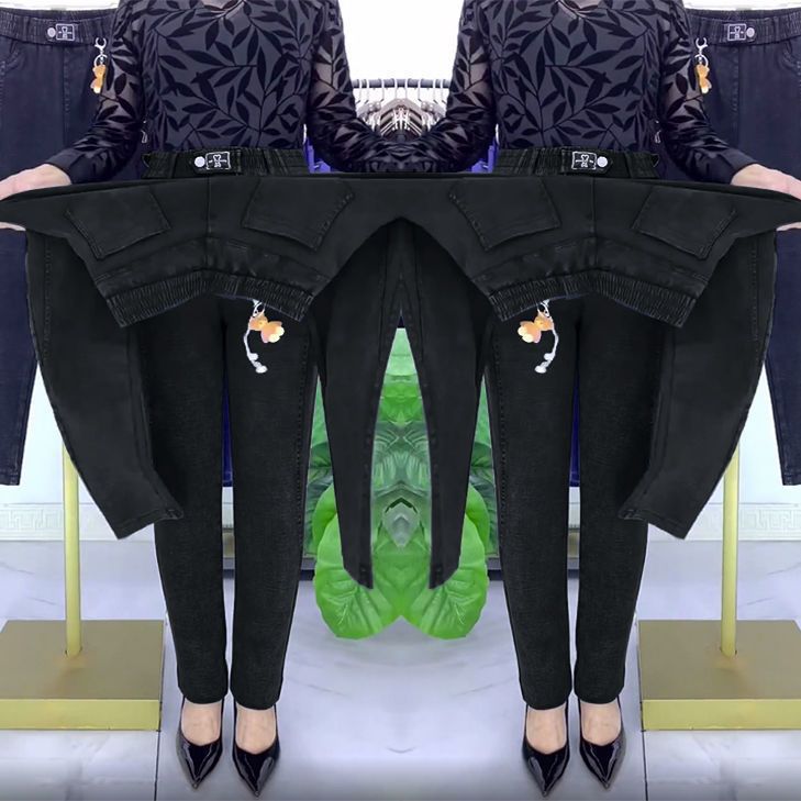 【🏆️Najpredávanejší produkt】😍M-5XL】Dámske strečové pohodlné džínsy 3738423