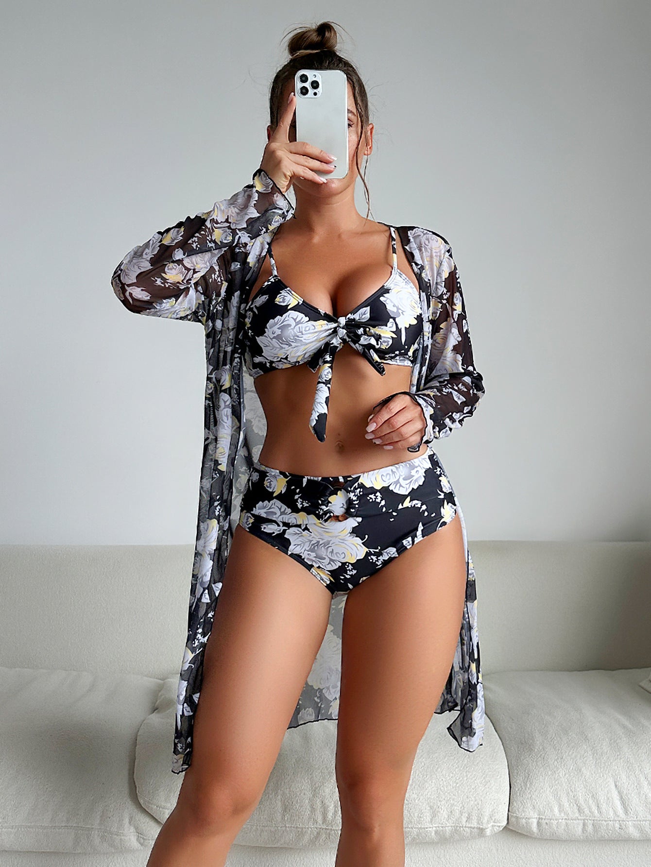 ✨【Kúp 1 a 1 zadarmo】👙Nové módne trojdielne plavky, k dispozícii viac farieb
